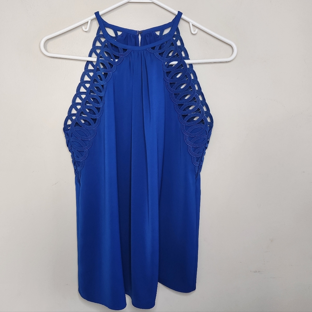 Women's Ramy Brook Blue Tank Top Sz Small - Picture 8 of 10